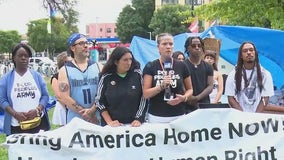 Poor People's Army holds rally in Humboldt Park ahead of DNC