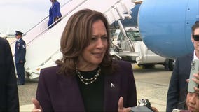 Kamala Harris: Donald Trump is 'backpedaling'