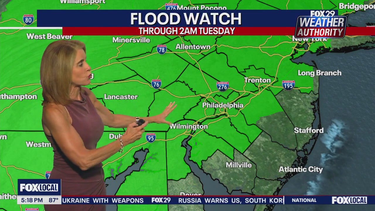Flood watch in effect through 2 a.m. Tuesday