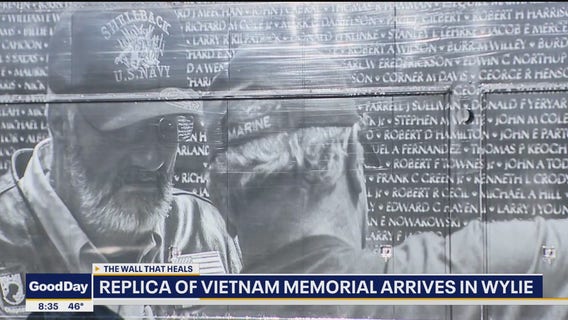 Replica of Vietnam Memorial arrives in Wylie
