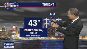 Cloudy and cooler with chance of rain Thursday
