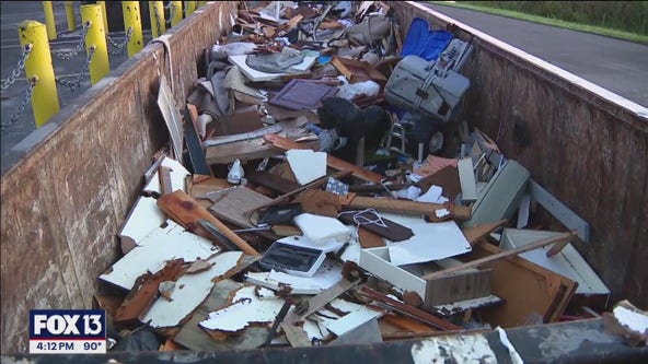 Hillsborough collecting storm debris