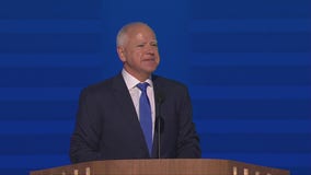 Tim Walz accepts VP nomination at DNC