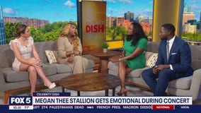 Megan Thee Stallion gets emotional during concert and other celebrity stories