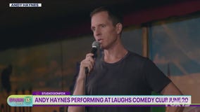 Andy Haynes performing at Laughs Comedy Club on June 20
