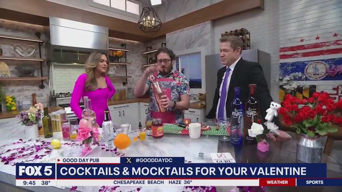 Cocktails and mocktails for your valentine