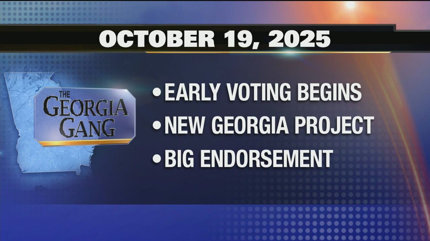 The Georgia Gang: Oct. 19, 2025