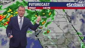 Tampa weather | cloud cover turns into PM showers