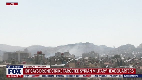 Israeli army strikes Syria's military HQ in Damascus