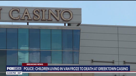 Two kids found dead in van at Hollywood Casino at Greektown, Detroit police believe children froze to death
