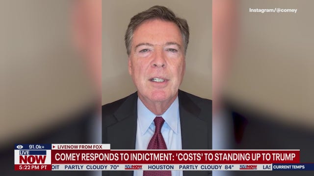Former FBI Director James Comey charged with making false statements, obstruction