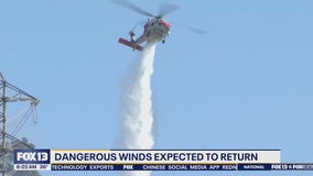 Dangerous winds to return in CA, making it difficult for firefighters