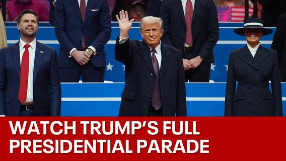 Watch Trump's full presidential parade, executive order signings