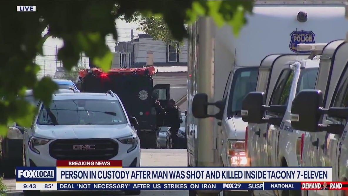 Suspect in custody after shooting at Tacony 7-Eleven, barricade situation: police