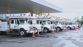 Utility crews ready to restore power after Hurricane Helene