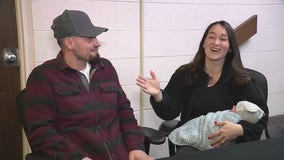 From Utica chase to police escort - couple's baby on the way