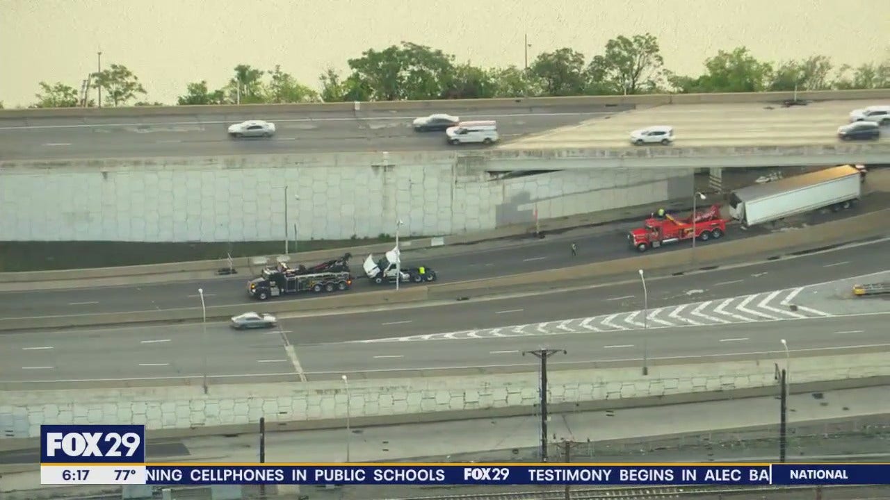 Philadelphia traffic: I-676 West shut down approaching I-76 | FOX 29 ...