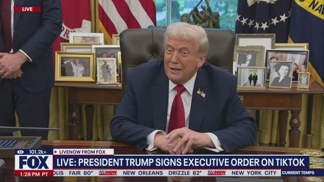 Trump signs order allowing proposed TikTok deal to move forward