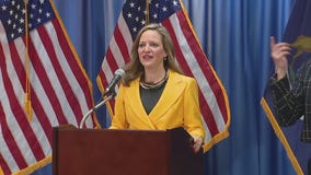 Michigan SOS Benson hosts post-election press conference