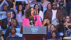 Gov Whitmer speaks at Obama rally for Harris in Detroit