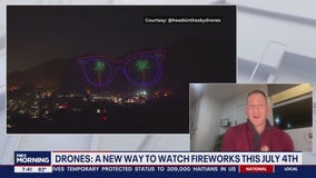 A Twist to July 4th: Drones over Fireworks