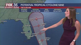 Potential Tropical Cyclone 9, Hurricane Humberto churning in Atlantic