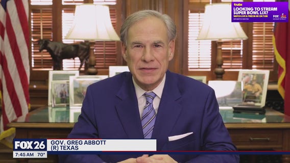 Gov. Abbott outlines Legislative emergency items in 'State of the State' address