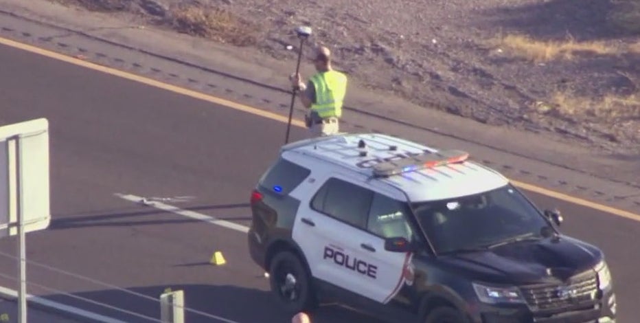 Pedestrian hit, killed by police vehicle on U.S. 60