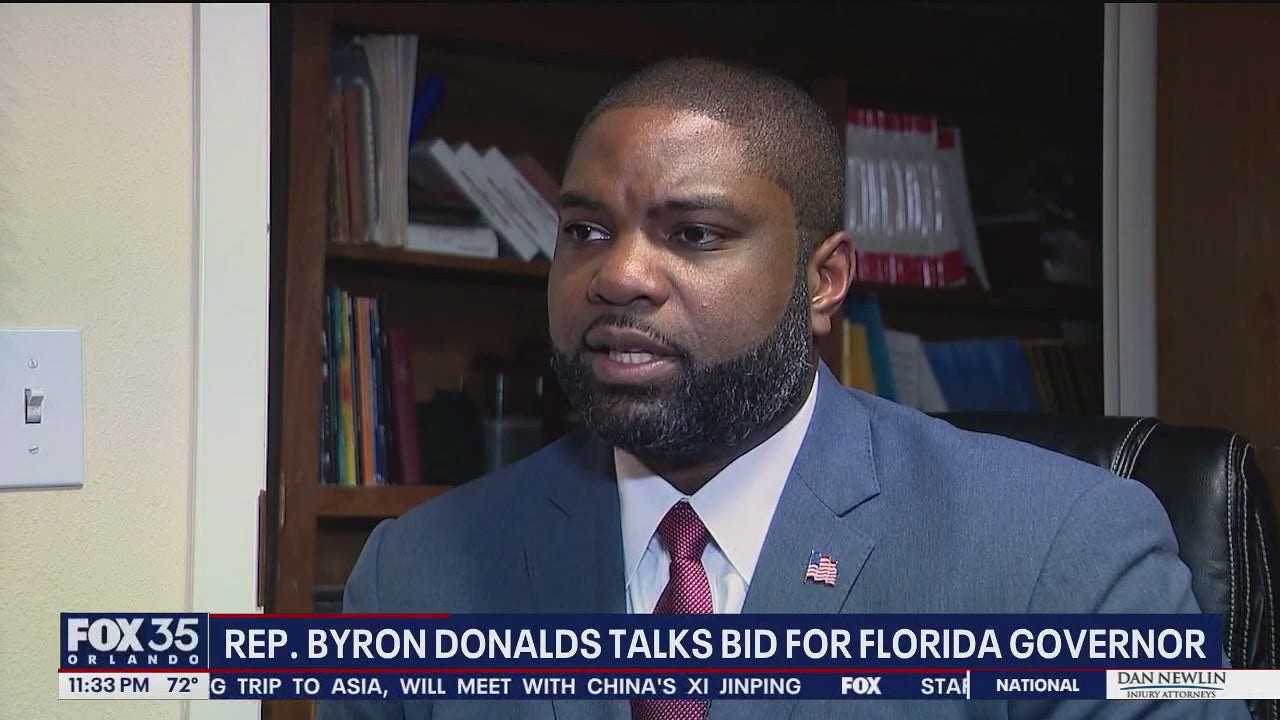 Rep. Byron Donalds talks bid for Florida Governor
