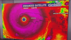 Tampa's weather and Hurricane Melissa making landfall