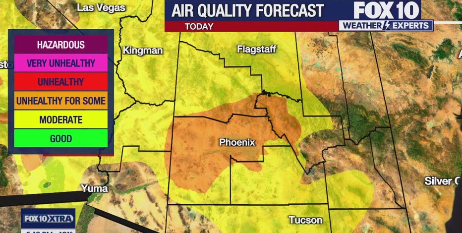 Arizona weather forecast: Highs in the 100s as we head into the weekend