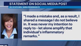 Illinois state senator apologizes for social media post that prompted calls for her resignation