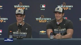 Shohei Ohtani all smiles after World Series win