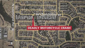 Glendale motorcycle vs bus crash leaves 1 dead