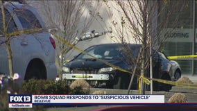 Bomb squad responds to 'suspicious vehicle' in Bellevue, WA