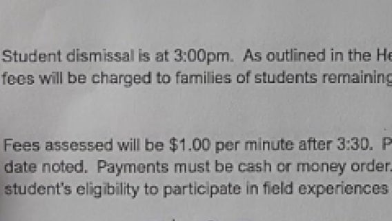 North Houston parents question $1-per-minute late pickup fee at elementary school