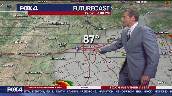 Dallas weather: May 16 evening forecast