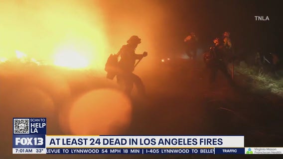 24 dead in CA wildfires