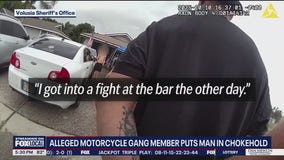 Motorcycle gang member put man in chokehold after bar joke, deputies say