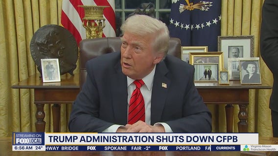 Trump shuts down US Consumer Financial Protection Bureau