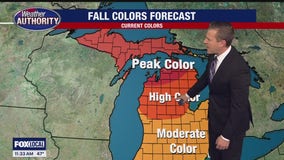 Fall colors starting to move down the state!