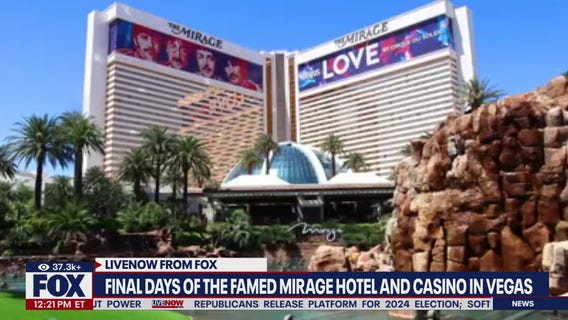 Las Vegas' Mirage to give away $1.6M before closing: Here's how you can win
