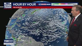 Friday evening forecast