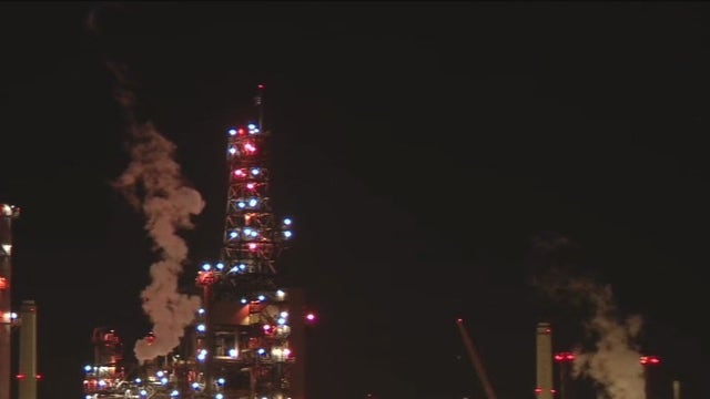 Person injured in Martinez Refining Company fire