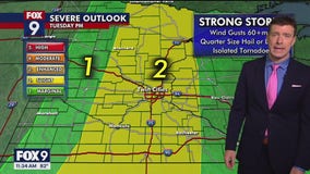 MN weather: Strong storms possible Tuesday afternoon