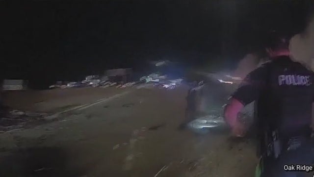 Body camera footage shows Oak Ridge Police save 2 following deadly wrong-way crash