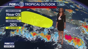 Tropical update: Little activity with Saharan dust