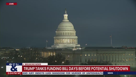 What happened to bipartisan spending bill meant to avert government shutdown?