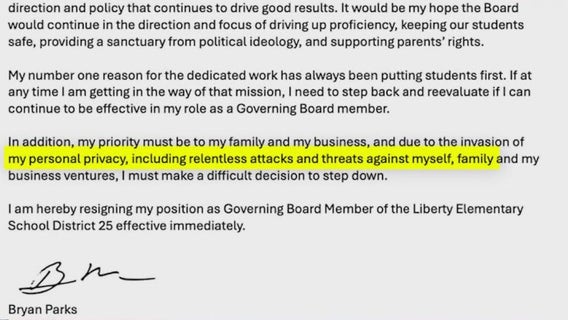 Buckeye school district president resigns