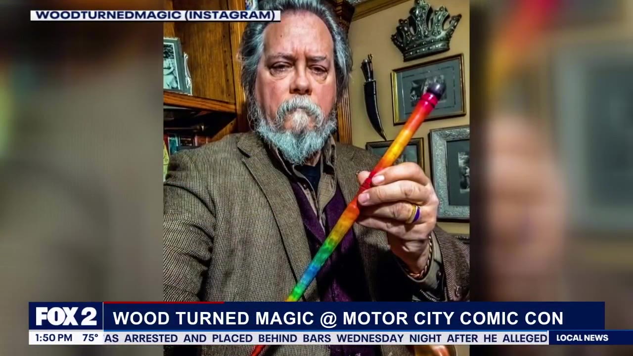 'Wood Turned Magic' making appearance at 2025 Motor City Comic Con
